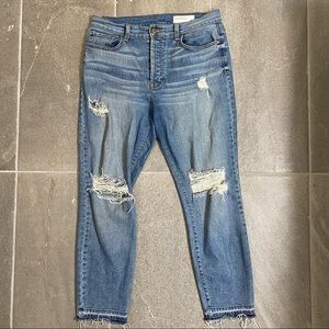 Pistola Distressed Straight Leg Jean